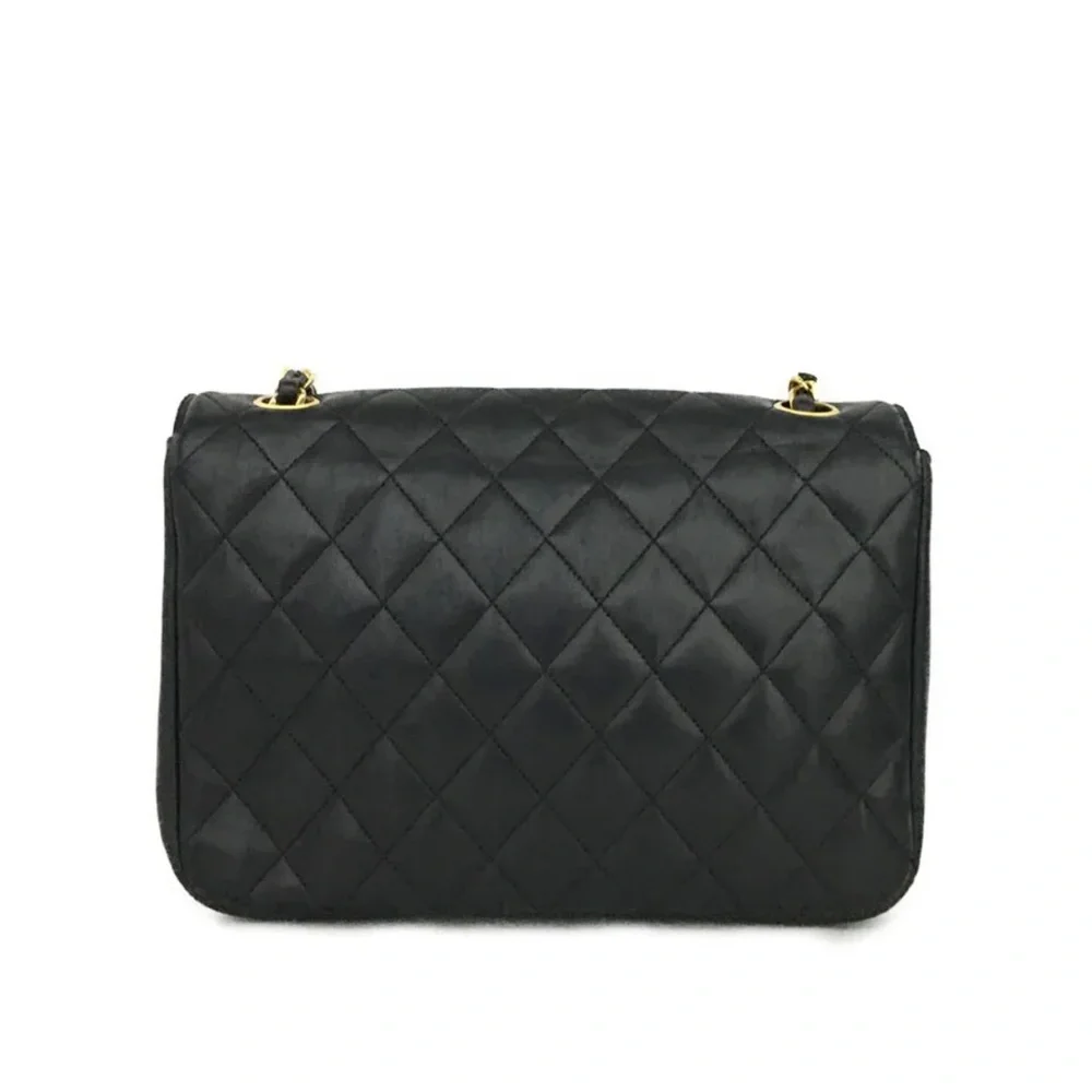 SOLD SOLD SOLD CHANEL Quilted Matelasse CC Logo Lambskin Chain Shoulder Bag - Picture 5 of 16